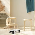 thumbnail image 2 of OULII Household Footstool 1Pc Rectangular and White for Home Use, 2 of 8