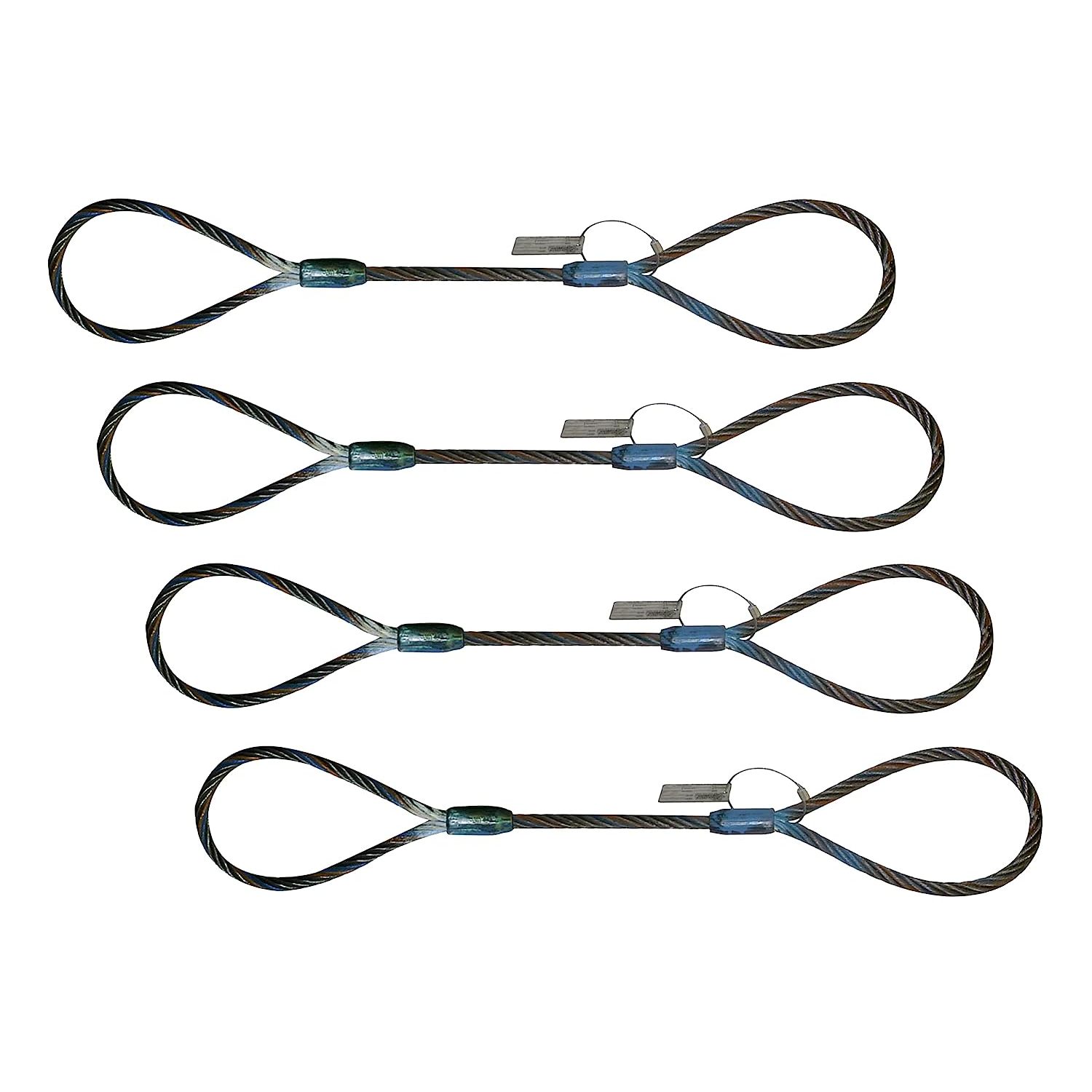 Eye and Eye Wire Rope Choker Sling 1/2" x 2' Rigging Lifting Industrial