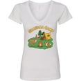 thumbnail image 3 of Inktastic Grandma Camp with Camping Animals Women's V-Neck T-Shirt, 3 of 5