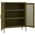 thumbnail image 2 of vidaXL Armoire de Rangement Vert Olive 80x35x101,5 cm Acier, 2 of 5