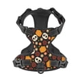 thumbnail image 4 of Gaeub Skulls Gaeub Skulls No Pull Dog Harness, Secure and Adjustable Pet Vest for Outdoor Activities - Medium, 4 of 8