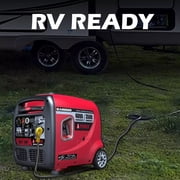 A-iPower 4000W Gas Inverter Generator, Electric Start, Quiet, RV Ready, Portable