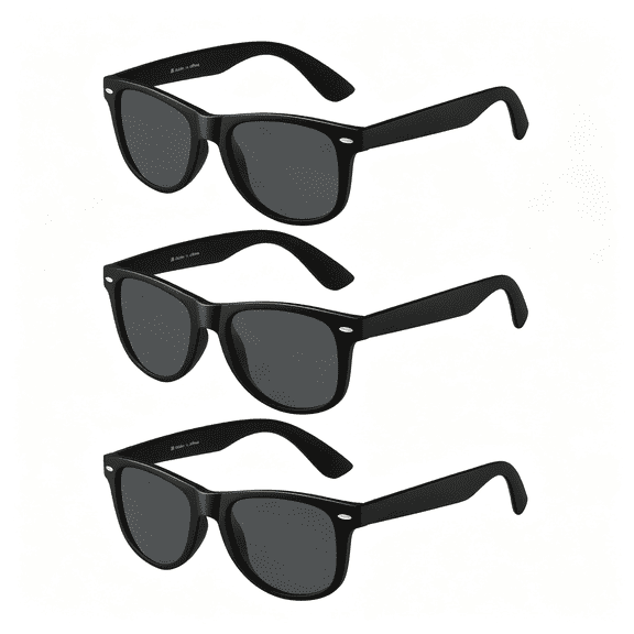 HBMYN 3 Pack Polarized Retro Sunglasses for Women Men, Classic Retro Sun Glasses, for Driving Travel Outdoor, Anti-Glare Polarized Sunglasses Women