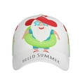thumbnail image 2 of Yiaed Hello Summer Gnome 2 Print Cap Adjustable Size for Running Workouts and Outdoor Activities All Seasons, 2 of 5