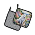 thumbnail image 2 of Samoyed Spring Path Pair of Pot Holders, 2 of 5