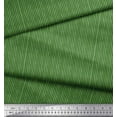thumbnail image 3 of Soimoi Green Japan Crepe Satin Fabric Vertical Stripe Fabric Prints By Yard 42 Inch Wide, 3 of 3