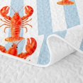 thumbnail image 5 of Erosebridal Modern Striped Quilt Full,Line Art Full Bedspread Sets,3 Pieces,1 Coverlet and 2 Pillowcases, 5 of 7