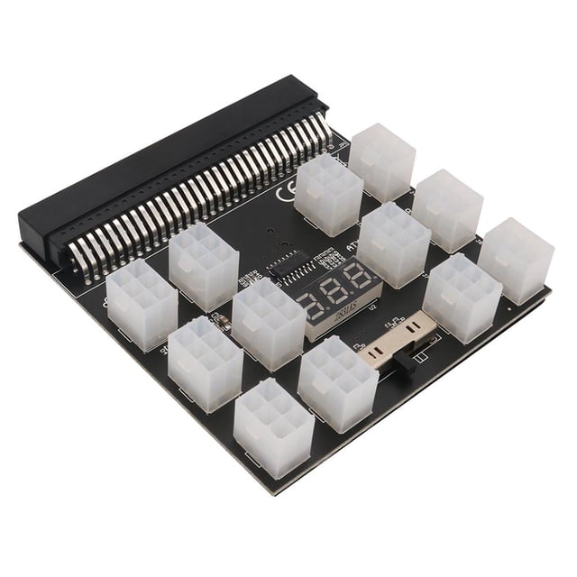 1200W PSU Breakout Board 12 puertos ATX 6 Pin para DPS-800GB 1200FB 1200QB A Likrtyny Componentes de Computadoras