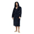 thumbnail image 1 of VULCANODON Mens Robe with Hood, Fleece Bathrobe Plush Robes for Men, 1 of 4