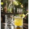 thumbnail image 5 of Premium Crystal Cut Old Fashioned Whiskey Glasses Set of 4, 10oz Lead-Free Rocks Glasses with Elegant Diamond Pattern, Heavy Base Tumblers for Bourbon, Scotch, Cocktails, 5 of 5