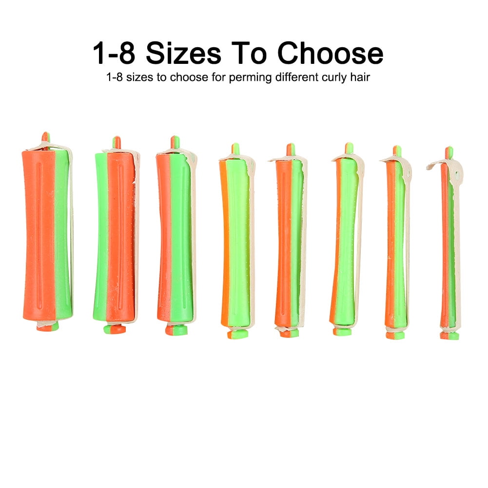 Ccdes 80Pcs Hair Rollers Wave Heat Perm Rod 18 Sizes Hair Clip Curlers