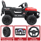 thumbnail image 4 of Camioneta Montable Eléctrica JOYKOO para Niños 12V Bluetooth Control Remoto - Rojo, 4 of 7