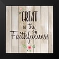 thumbnail image 2 of Kimberly, Allen 15x15 Black Modern Framed Museum Art Print Titled - Great is Thy Faithfulness, 2 of 5