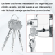 thumbnail image 3 of "Cerradura De Barra Chapas Para Puertas Seguridad, Derecha Cromado Malubero, Plateado ", 3 of 5