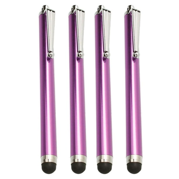 4 Pack De Lápices Stylus Para Pantallas Táctiles Dispositivos Lápiz óptico Capacitivo Universal Con Clip De Para Teléfonos Celulares Tabletas Co Rosado Hugo Pantalla táctil con lápiz lápiz