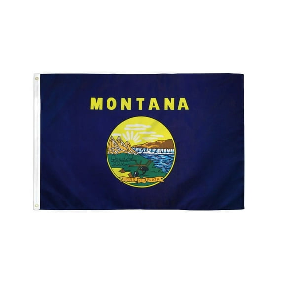Montana Flag 2x3ft Poly