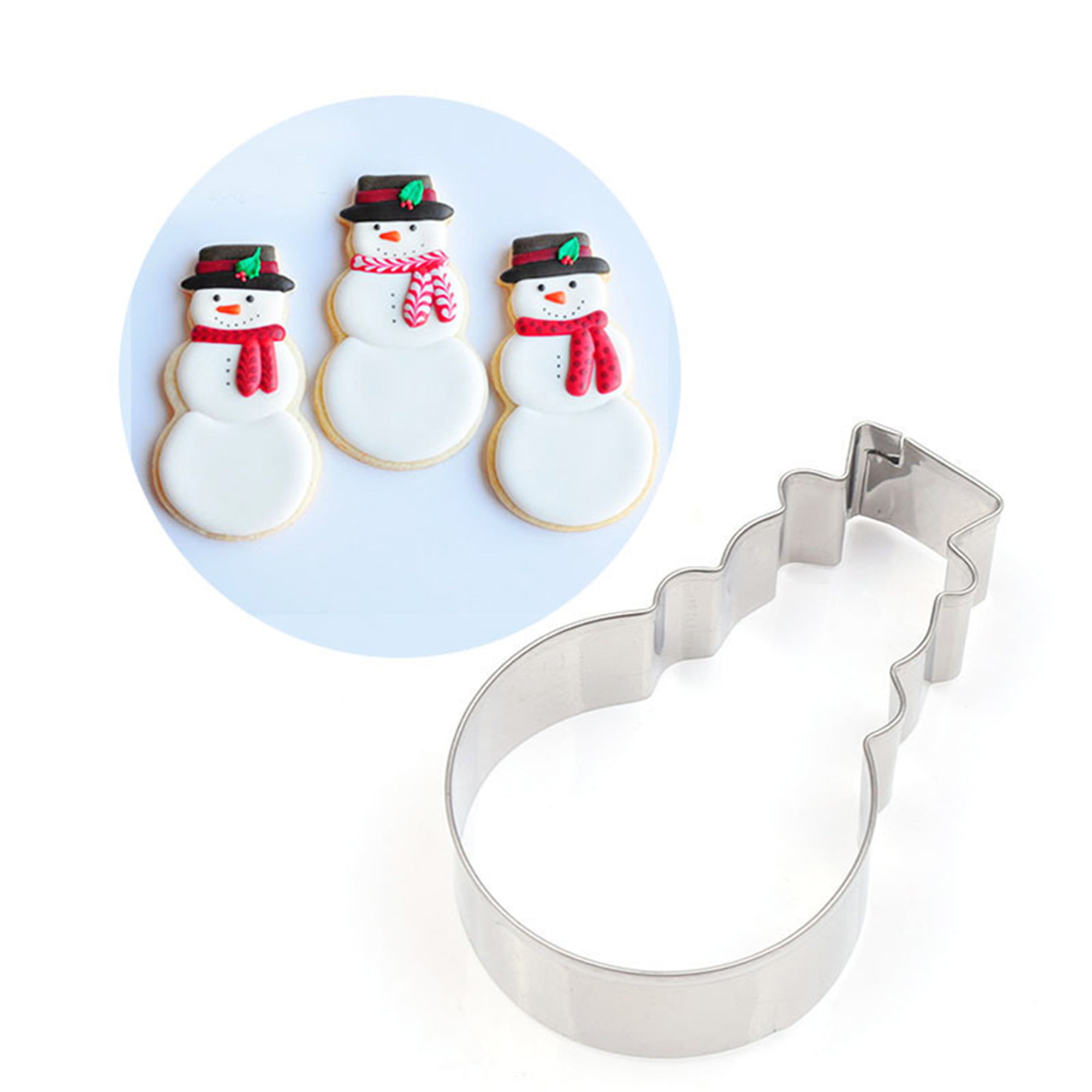 Christmas Snowman/ Gingerbreadman/ santa claus/ Tree  cookie cutter mold set 