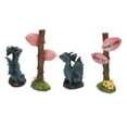 thumbnail image 1 of Dragon Statue Set, Miniature Garden Statue Accessories Exquisite Adorable  For Window For Balcony, 1 of 8