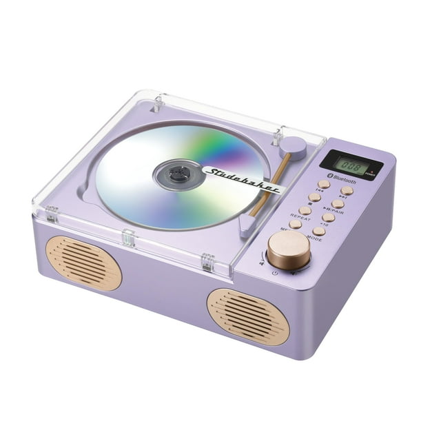 Reproductor de CD Bluetooth estéreo portátil Studebaker SB3720 Lilac