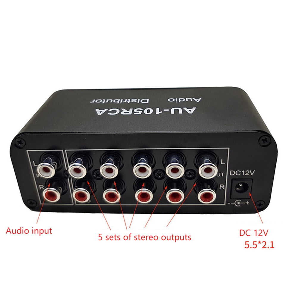 1 x Stereo Audio Mixer-black