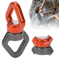 thumbnail image 4 of Rotational Device,, Swing Rotator, Rotational  A Triangular Design Swivel  For Yoga Outdoor Swing Camp Gray Orange, 4 of 8