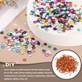thumbnail image 3 of Uxcell Loose Sequins 1400Pcs Silver Backed Cup Embroidery Sequins for Jewelry Making Crafts Sewing, Bronze, 3 of 6