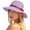 Purple, variant on CBASIHI Womens Wide Brim Packable Sun Hats- Leather Belt UV Protection Straw Floppy Summer Travel Beach Straw Hats Khaki Size Free Size