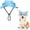 Blue, variant on Minzimin Dog/Cat Sun Hat,1PC Adjustable Princess Dog Bucket Hat with Ear Holes, Dogs Visor Cap Pet Fisherman Hat for Pupies Small Dogs Cat Outdoor Sport