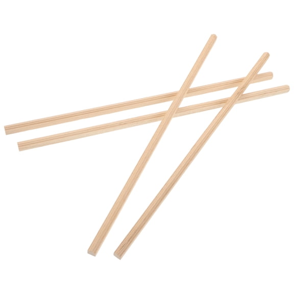 SEWCHICS 4-Piece Peel & Stick Wood Baseboard Trim Mouldings for Dollhouse, Miniature Models, Craft Projects and Home Decoration