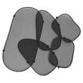thumbnail image 1 of 5 piezas de malla plegable para parabrisas trasero derecho e izquierdo de coche, parasol con ventosa para ventana, parasol de malla, 1 of 7