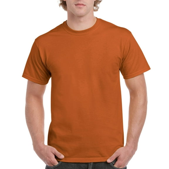 Gildan Mens Ultra Cotton T-Shirt, XL, Texas Orange