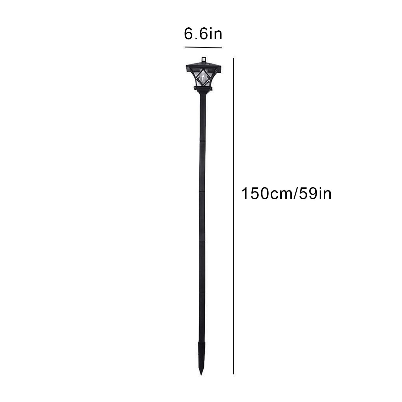 Outdoor Post Lights Solar Led Pillar Lamp Vintage Style Pole Lighting for Garden Patio Pathway Backyard Front Door Weatherproof Auto Dusk To Dawn Sensor