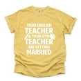 thumbnail image 5 of Your English Teacher and Your Gym Teacher Block - Women's Garment Dyed Tee, 5 of 10