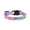 Purple, variant on Colorful Rainbow Rhinestone Microfiber Pet Collar, Quick Release Safety Breakaway Buckle With Small Bell, Adjustable Size XS/S Bling Collar For Kittens Small Puppies Cat Pet Gift