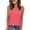 Pink, variant on Tank Tops for Women,Women's Square Neck Tank Top Sleeveless Casual Layering Shirt For Summer Ideal For And Outfits Comfortable Basic Top Berry Top Women Black L