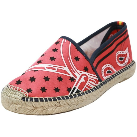 Respoke Women's Alana Espadrille Red Fabric Flat Shoe - 7 M