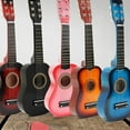 thumbnail image 4 of Mobutofu 1Pcs Jouet Guitare Rouge pour Apprentissage Musical et Développement Cognitif, 4 of 7