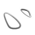 thumbnail image 1 of Car Abs Front Air Conditioning Outlet Vent Styling Garnish Cover Frame Trim 2pcs For Smart Fortwo 2, 1 of 5