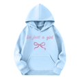 thumbnail image 6 of LTTVQM Hoodies for Teen Girls 2026 Long Sleeve Causal Preppy Bow Print Back to School Sweatshirts Fall Winter Loose Soft Pullover with Pocket Sky Blue 11-12 Years, 6 of 6