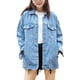 thumbnail image 1 of Omoone Chaqueta vaquera de gran tamaño para mujer (0199-Denim Blue-XL), 1 of 8