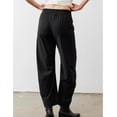 thumbnail image 5 of UZMOG Pants for Women, Barrel Pants Women Elastic Waist Tapered Leg Baggy Mid Rise Travel Work Casual Trousers Lounge Pants with Pockets, 5 of 6