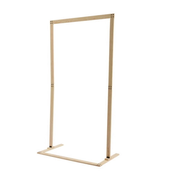 Wooden Rectangular Decor Rack Backdrop Flower Frame for Wedding Parties