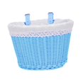thumbnail image 3 of koolsoo Children Bike Basket Woven Handlebar with Adjustable Strap Bike Front Basket Blue, 3 of 9