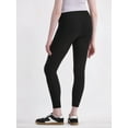 thumbnail image 5 of No Boundaries Super Soft Core Ankle Leggings, 27.5”Inseam, 1 and 2-Pack, Women's & Women's Plus Sizes XXS-4X, 5 of 5