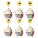 thumbnail image 2 of 24 Piezas Bola de Discoteca Adornos para Cupcakes Bola de Discoteca Selecciones para Cupcakes Bola de Espejo Reflectante Adornos para Pasteles Decoraciones de Discoteca Dorado, 2 of 5