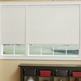 thumbnail image 2 of White Cordless 1 in. Duplex Room Darkening Mini Blind 60" W x 64" L, 2 of 3