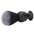 thumbnail image 3 of Brocha de afeitar de nailon de pelo suave con mango de metal para espuma de afeitar, 3 of 14