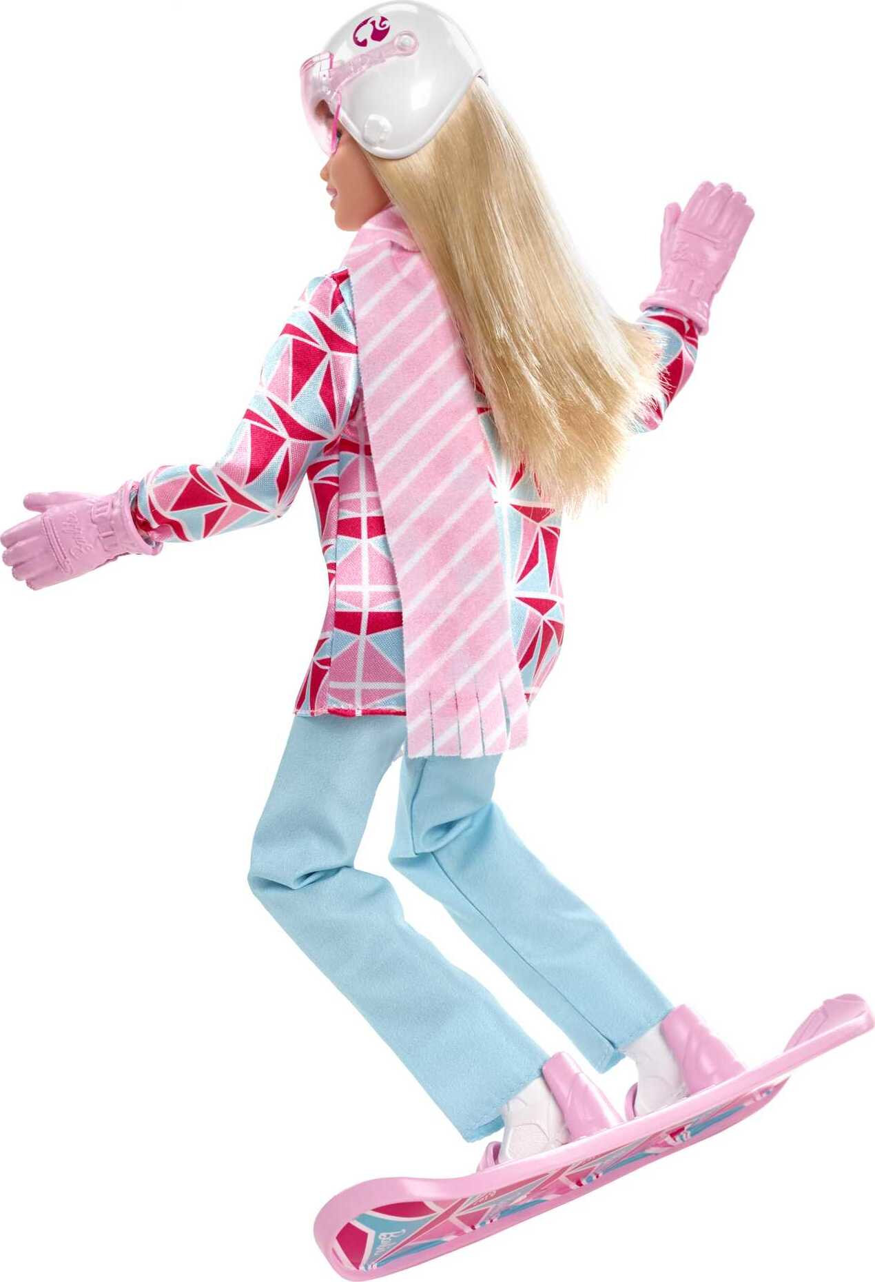 Barbie Snowboarder Fashion Doll Dressed in Jacket, Pants & Helmet, with Blonde Hair - image 4 of 6