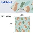 thumbnail image 5 of 6 Pack 20'' x20" Satin Table Napkins Dinner Napkins for wedding Party Decoration events Capybaras in Playful Poses, 5 of 6