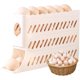 thumbnail image 1 of Dispensador de Huevos Rodantes para Refrigerador con 4 Niveles Que Sostienen 30 Huevos, Organizador de Almacenamiento para Refrigerador, 1 of 8